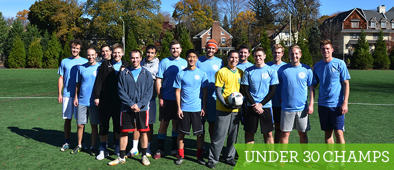 Annual Under 30 vs. Over 30 Soccer Match