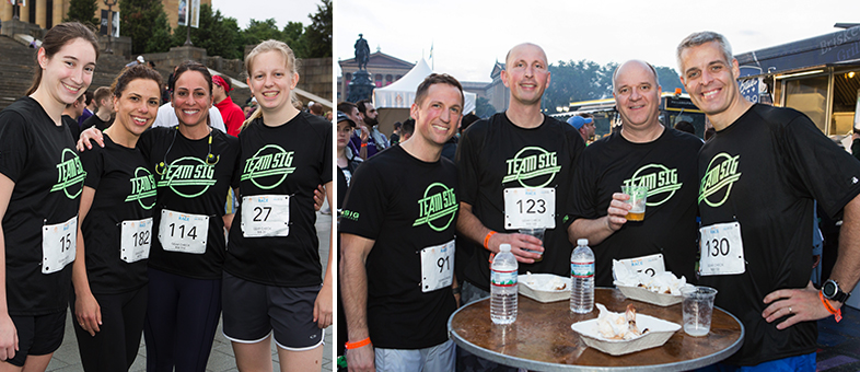 Team SIG at the Blossom 5K Night Race and After Party
