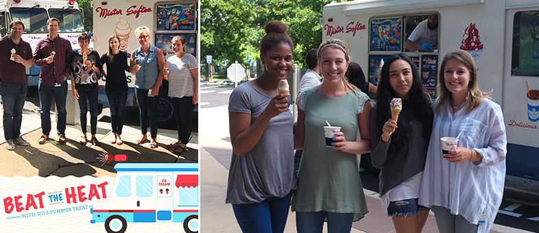 Surprising our SIG employees with Mister Softee!
